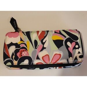 Vera Bradley Large Travel Pill Case Mod Paisley Print